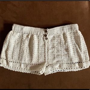 Crochet shorts